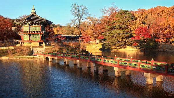 Kyoungbok Palace in Seoul, South Korea